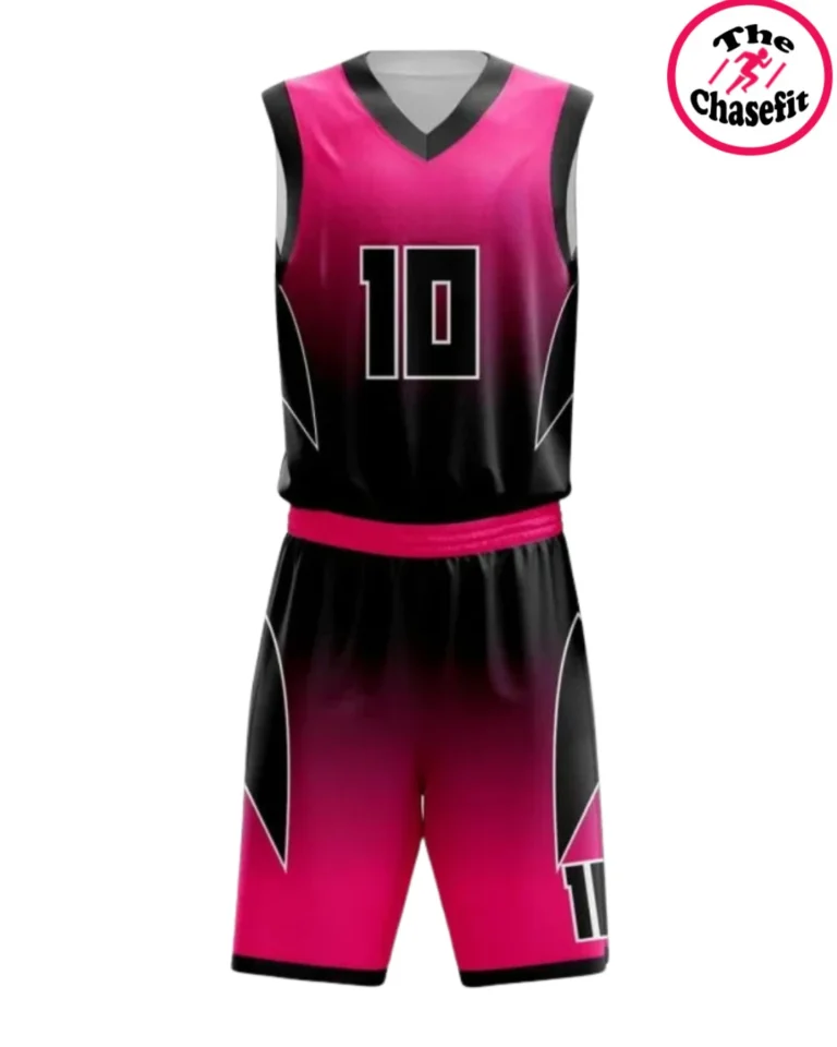 pink basketball uniform